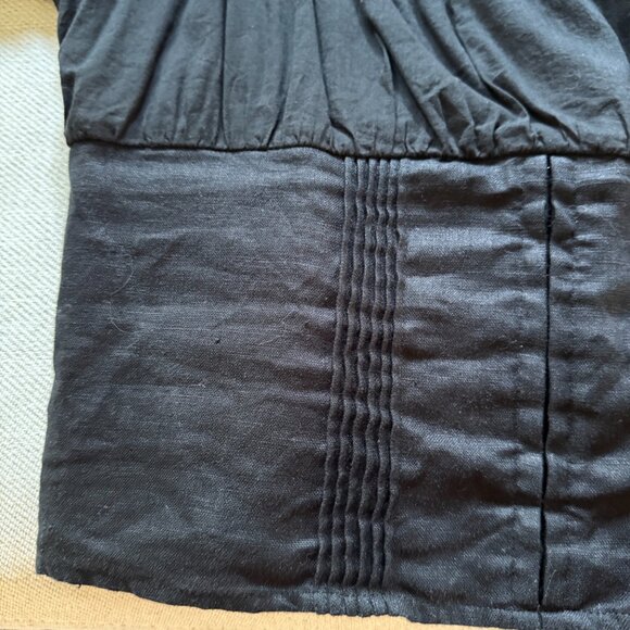 Reformation Linen Top Alayna Linen Top - Black - Sz 10 - Picture 6 of 7